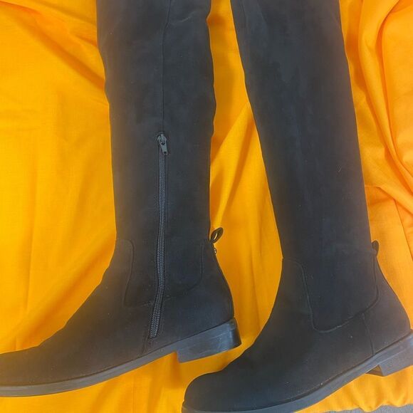 Kenneth Cole Reaction 8.5 “Wind Free” Over the knee boots Black - Picture 3 of 8